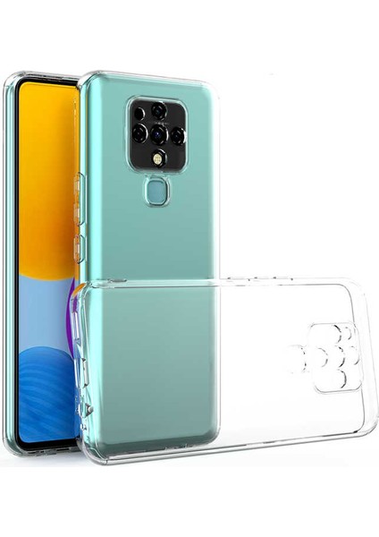Tecno Camon 16 Kamera Korumalı Süper Silikon Kılıf Ekran Koruyucu