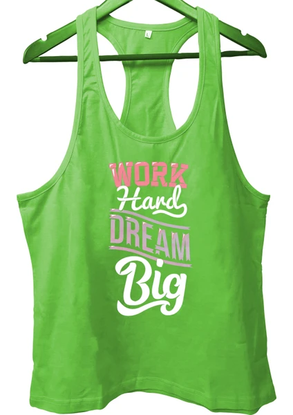 Top Glory Dreambig Fitness Gym Tank Top Sporcu Atleti