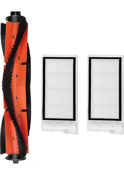 Roidmi Eve Plus Uyumlu Yedek Ana Fırça ve Hepa Filtre-3 Parça