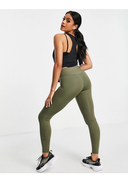 One Performance Training Dri-Fit Leggings Toparlayıcı Iç Cepli Haki Yeşil Tayt fiyatları