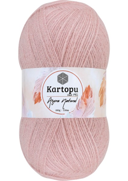 Angora Natural El Örgü Ipi Renk KODU:K776-PUDRA