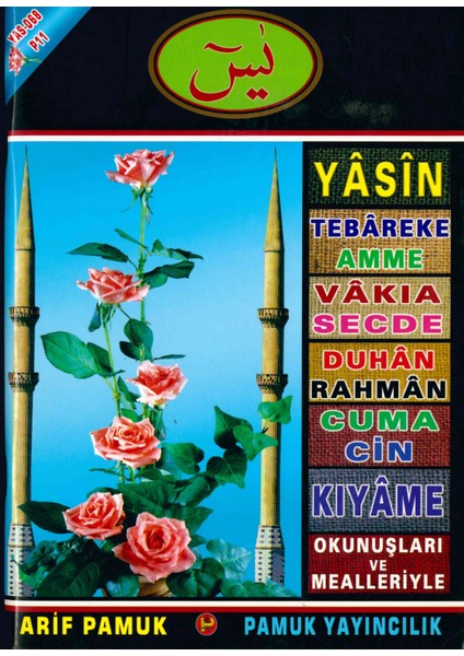 Yasin, Tebareke, Amme, Vakıa, Secde, Duhan, Rahman, Cuma, Cin, Kıyame Okunuşları ve Mealleriyle (YAS-068/P11)