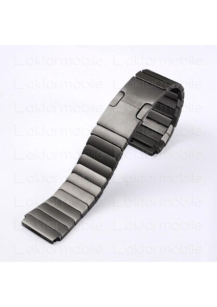 Huawei Watch Gt Runner Uyumlu Metal Kordon Baklalı Model Paslanmaz Çelik Kayış Kelebek Toka