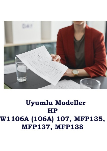 YSY HP 107W 107A HP106A W1106A 1K (1000) Sayfa Verimli Hp Mfp 135 137 138 Muadil Toner (Çipsiz)