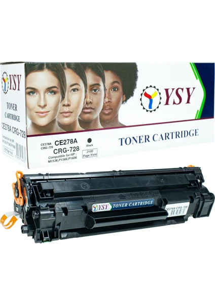 Hp 78A 1536 CE278A 1606 (2100)SAYFA Verimli Muadil Toner 1536DNF Mfp P1606DN Mfp P1566 P1560