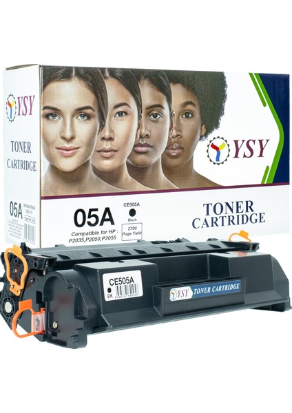 HP 05A CE505A P2035 2700 (2.7k) Sayfa Verimli P2035 P2050 P2055 Muadil Toner (Siyah)