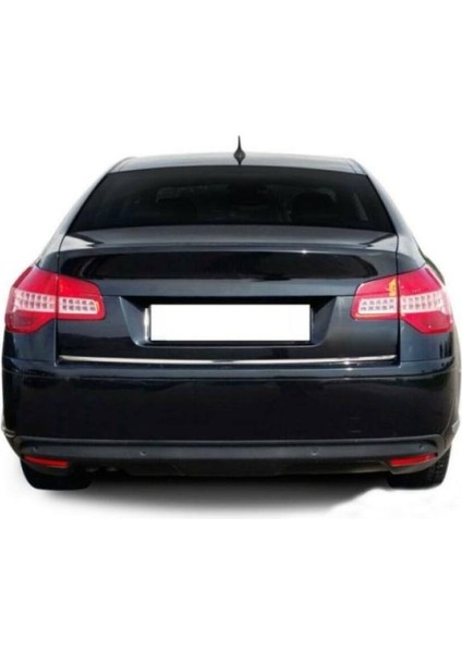 Citroen C5 Krom Bagaj Alt Çıtası (Formlu) 2008 ve Üzeri P.çelik