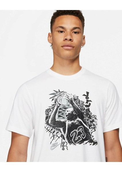 Jordan Vintage Graphic Short-Sleeve Erkek Tişört - BEYAZ-DM3221-100