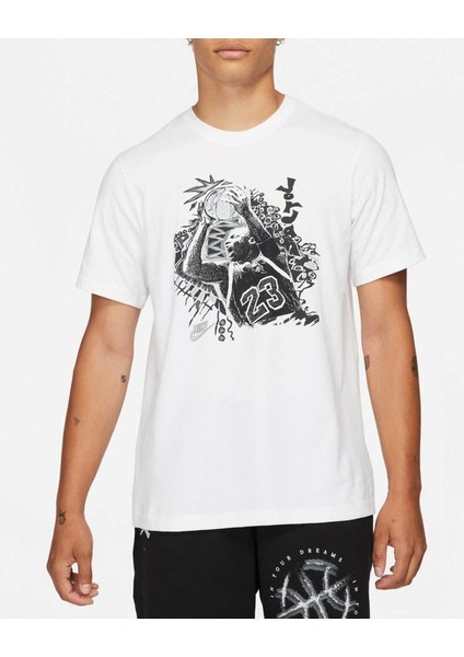 Jordan Vintage Graphic Short-Sleeve Erkek Tişört - BEYAZ-DM3221-100