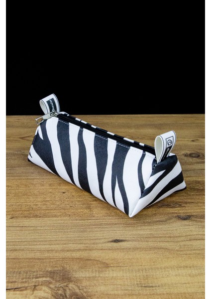 Kalem Kutusu Hayvan Desen Üçgen Tasarım Vegan Deri (Kalemlik & Makyaj Çantası) fiyatları