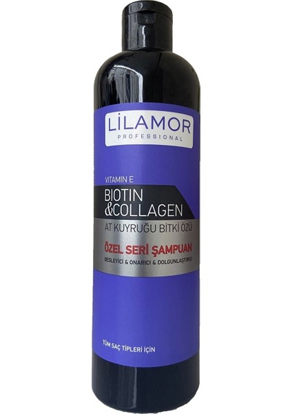 Professional Biotin ve Collagen - At Kuyruğu Bitki Özlü Şampuan 400 ml