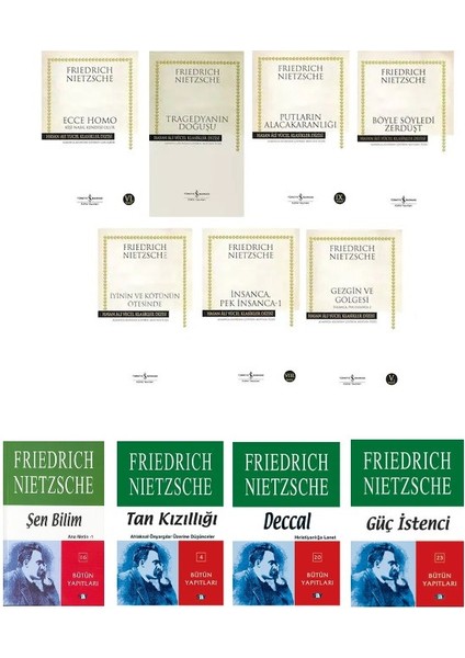 Güç Istenci - Deccal - Böyle Söyledi Zerdüşt - Putların Alacakaranlığı 11 Kitap Set - Friedrich Nietzsche