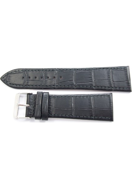 Bizon Siyah Deri Saat Kayişi 22MM Xl Uzun Ince Saat Kordonu Klasi modelleri