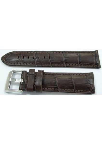 Bizon Deri Saat Kordonu 26MM Kayişi Koyu Kahverengi Kalite Dik modelleri