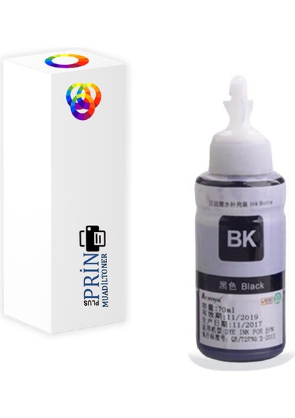 Epson M1100 Uyumlu Siyah Muadil Mürekkep 70 ml