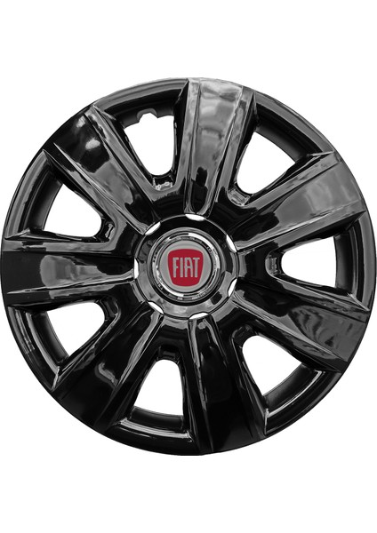 Tofaş Şahin 14 Inç Uyumlu Jant Kapağı Amblemli Piano Black 4 Adet 1 Takım 205