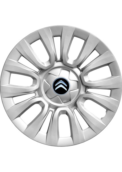 Citroen 15 Inç Uyumlu Jant Kapağı Amblemli Gri 4'lü Takım 109 fiyatları