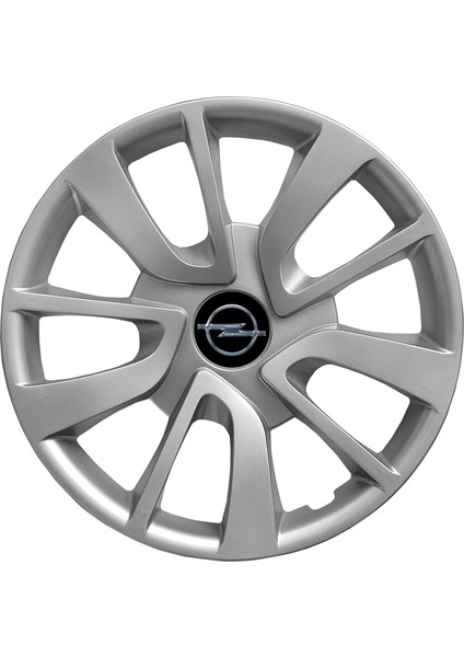 Opel Astra J 15 Inç Jant Kapağı Amblemli Gri 4 Adet 1 Takım 101