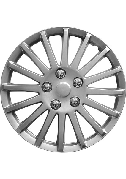Ford C Max 15 Inç Jant Kapağı Amblemli Gri 4'lü Set 136