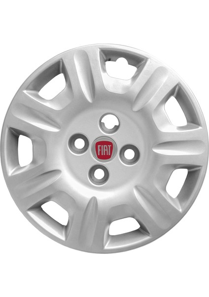 Fiat Albea 14 Inç Jant Kapağı Amblemli Gri 4 Adet 1 Takım 145
