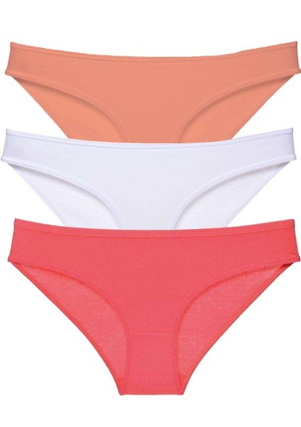 3 Adet Süper Eko Set Likralı Kadın Slip Külot 545