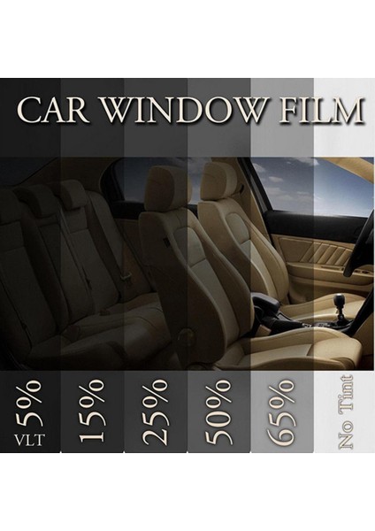 15% Vlt Pro Araba Ev Cam Pencere Gölge Tonu Renklendirme Film Rulo 50 x 100 cm (Yurt Dışından)