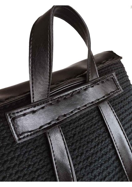 Suni Deri Taba Renk Gümüş Metalli Sırt Çantası Seti indirimleri