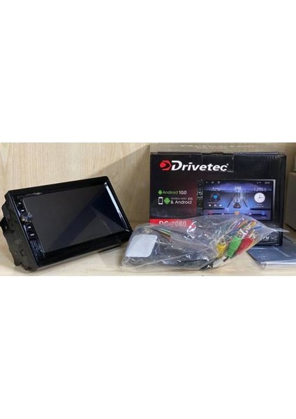 Drivetech DC-7060 7inç Dokunmatik Android Double Teyp 2gb Ram 16GB Hafıza Ips Ekran