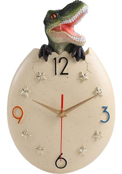 Ticking Sevimli Karikatür Dinozor Duvar Saati (Yurt Dışından)