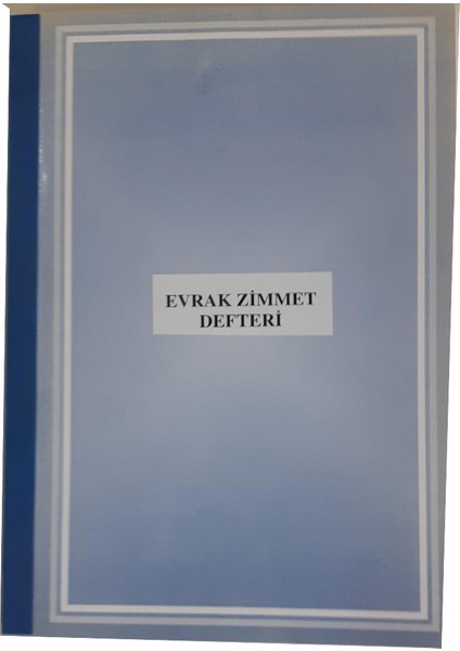 Evrak Zimmet Defteri