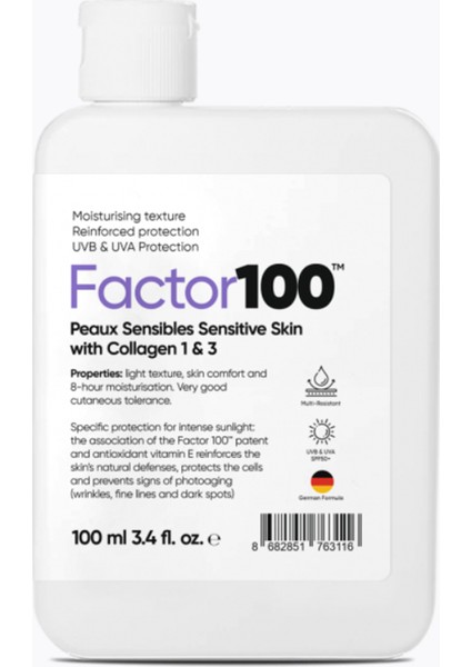 FACTOR100 Yüksek Korumalı Güneş Bariyeri