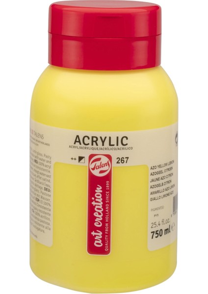 Art Creation : Akrilik Boya : 750 ml : Azo Yellow Lemon