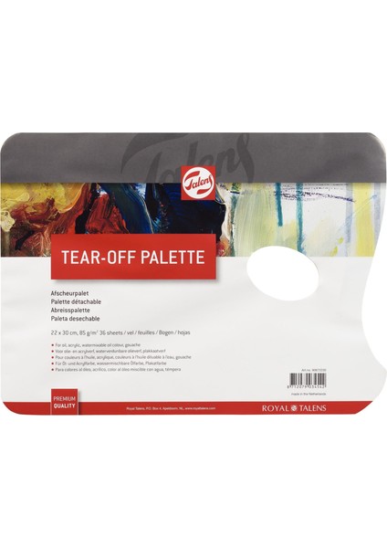 Talens Art Creation : Kağıt Palet : 22,5 x 30 cm : 36 Yaprak