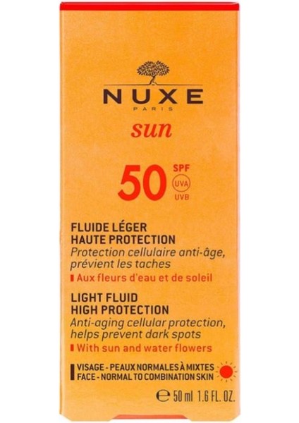 Sun SPF50 Light Fluid Güneş Kremi 50 ml