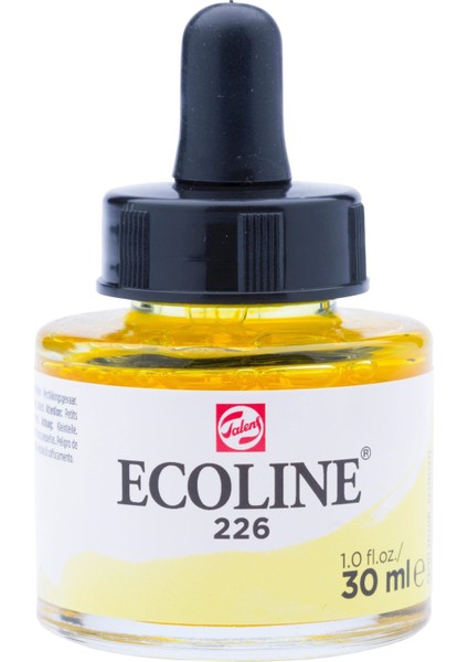 Ecoline : Sıvı Sulu Boya : 30 ml : Pastel Yellow