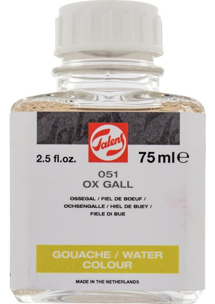 : Ox Gall (Sığır Ödü) : 051 : 75 ml