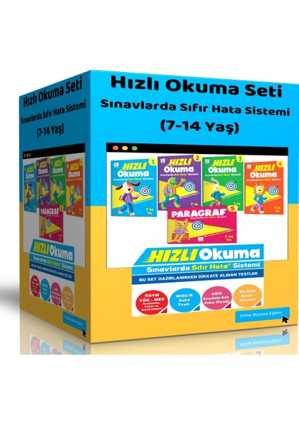 Hızlı Okuma Eğitim Seti (7-14 Yaş)