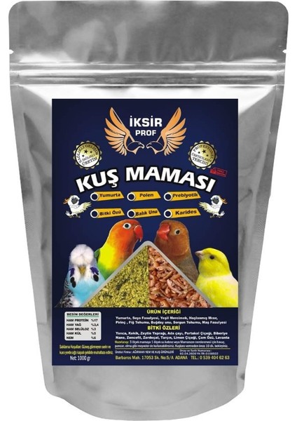 Kuş Maması Kurtlu 5kg