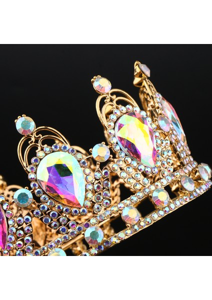 Gelin Mücevher Barok Tiara Taç (Yurt Dışından)