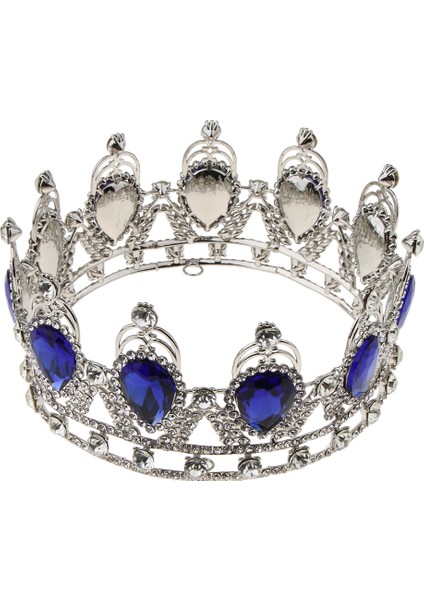 Gelin Mücevher Barok Tiara Taç (Yurt Dışından)