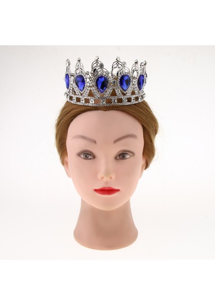 Gelin Mücevher Barok Tiara Taç (Yurt Dışından)