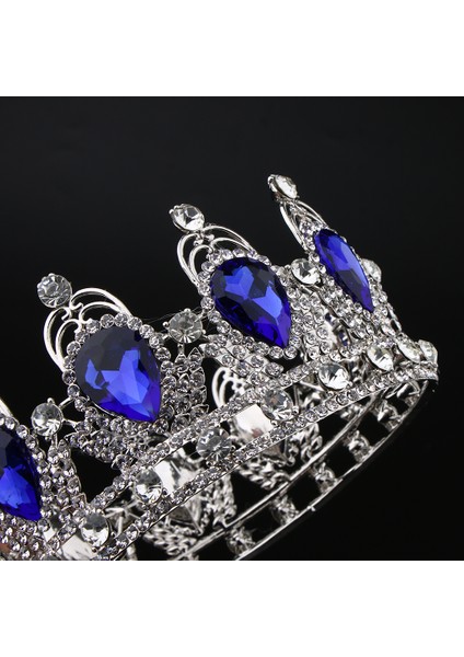 Gelin Mücevher Barok Tiara Taç (Yurt Dışından)