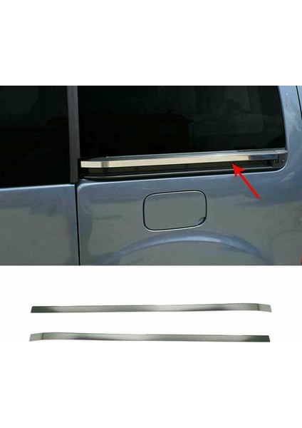 Citroen Nemo Krom Sürgülü Kapı Çıtası (2parça) P.çelik