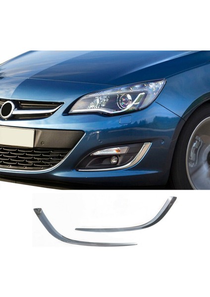 Opel Astra J Krom Sis Farı Çerçevesi (2parça) 2012-2014 Arası P.çelik