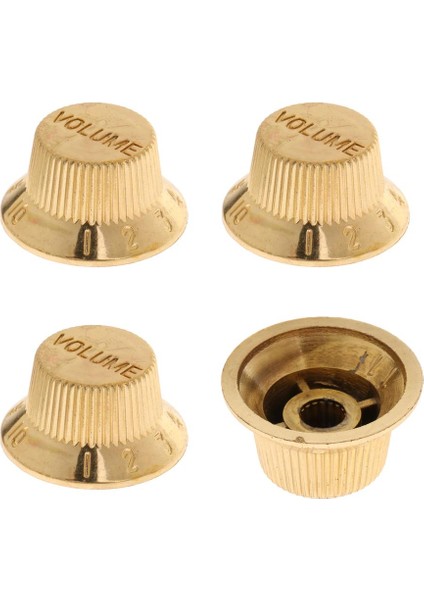 F Fityle 4pcs Gitar Hızı Kontrol Düğmeleri St Gitar Altın Için Hacim Düğmeleri (Yurt Dışından)