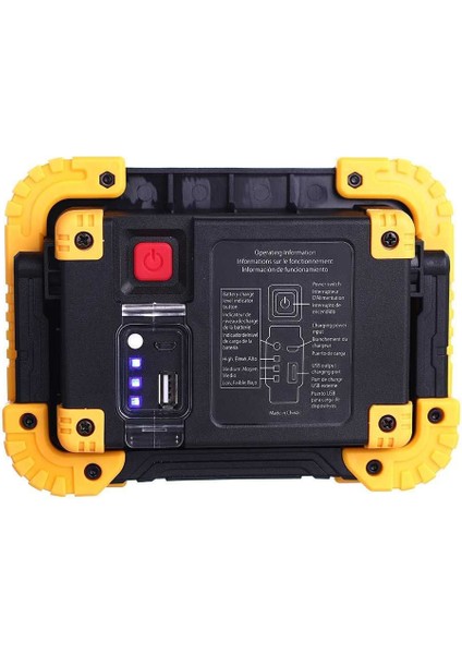 750 Lümen Powerbank Şarjlı Işıldak Watton WT-330