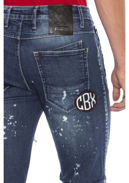 CD643 Armalı Destroyed Slim Erkek Jeans