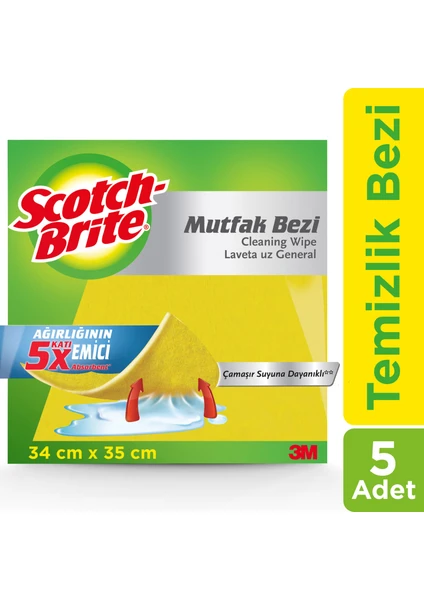 Scotch Brite Mutfak Bezi 5'li