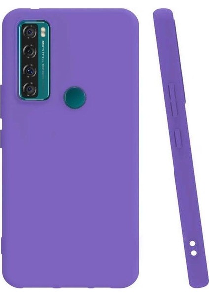 Tcl 20 Se Kılıf Silikon Bye + Nano Cam