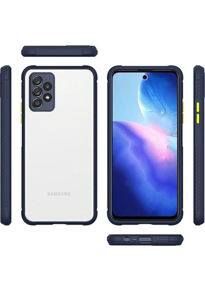 Samsung Galaxy A52 Kılıf Silikon Kaff Kamera Korumalı+ 5d Nano Seramik Ekran